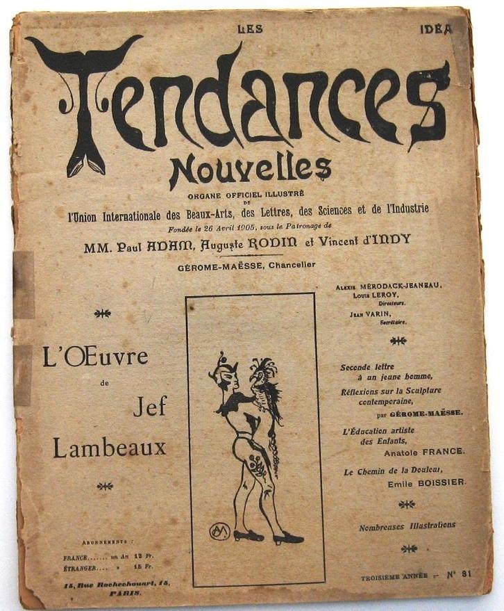 Les Tendances Nouvelles #31 (c1907) Lucien Pissarro etc., Antiek en Kunst, Antiek | Boeken en Bijbels, Ophalen of Verzenden