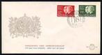 Nederland FDC E50 Zonder Adres, Huwelijksjubileum 1962, Ophalen of Verzenden, Onbeschreven, Nederland