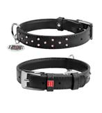 WAUDOG Glamour Halsband Leder Zwart M Nek 30-39 cm OP=OP!!!, Ophalen of Verzenden, Handgemaakt, Nieuw