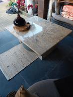 Natuurstenen salontafel tafel, Huis en Inrichting, Tafels | Salontafels, Ophalen, 100 tot 150 cm, 50 tot 100 cm, Minder dan 50 cm