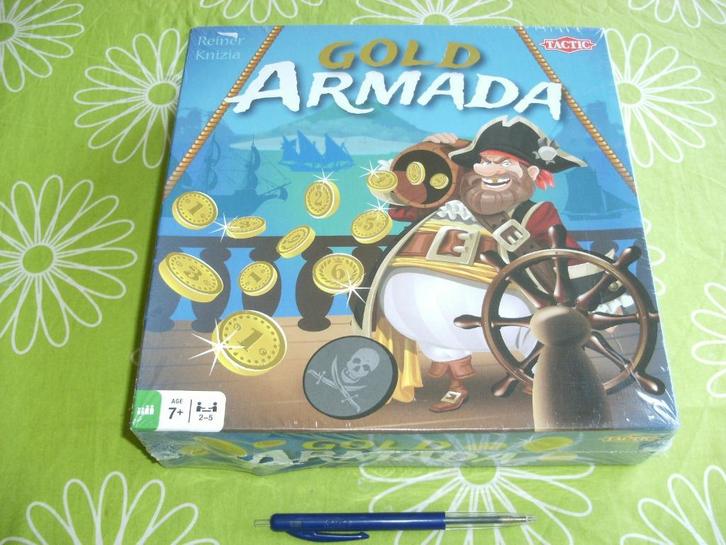Nieuw in seal: Gold Armada (doos iets beschadigd), Hobby en Vrije tijd, Gezelschapsspellen | Bordspellen, Zo goed als nieuw, Een of twee spelers