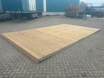 Verplaatsbare houten vloer, staal frame 6,7m x 4 + hoes, Tuin en Terras, Terrasdelen en Vlonders, Ophalen of Verzenden, Zo goed als nieuw