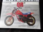 Folder Honda QR 50 Minicrosser Geen Monkey uitvoering!, Fietsen en Brommers, Handleidingen en Instructieboekjes, Verzenden, Zo goed als nieuw