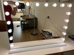 Hollywood make up spiegel, Huis en Inrichting, Woonaccessoires | Spiegels, Ophalen, Zo goed als nieuw, 75 tot 100 cm, Minder dan 100 cm