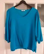 Anna van Toor aqua blauwe top blouse maat 44, Anna van Toor, Blauw, Maat 42/44 (L), Ophalen of Verzenden