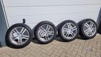 Michelin Winterbanden 215/55 R17 op Dezent Wielen 17 Inch, Auto-onderdelen, Banden en Velgen, Ophalen, Banden en Velgen, 17 inch