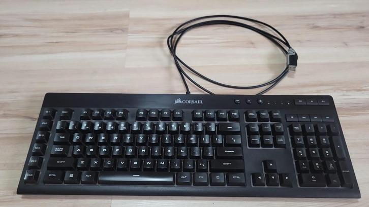 Corsair K55 PRO RGB Gaming Toetsenbord, Computers en Software, Toetsenborden, Gebruikt, Qwerty, Bedraad, Gaming toetsenbord, Multimediatoetsen