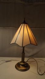 Tiffany tafel lamp, Huis en Inrichting, Lampen | Tafellampen, Ophalen of Verzenden, Zo goed als nieuw, Glas, Minder dan 50 cm