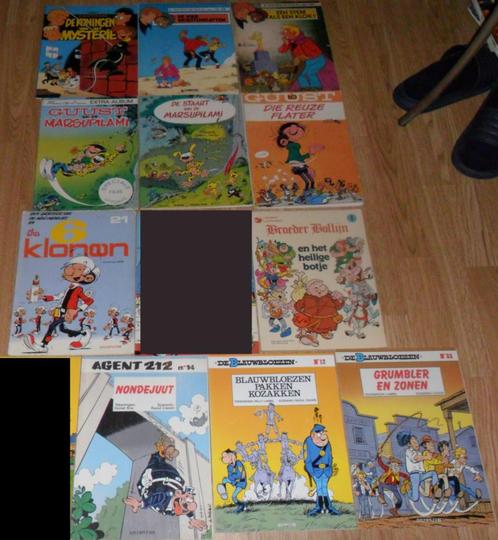 11x CHICK BILL Guust Flater MARSUPILAMI Blauwbloezen AGENT, Boeken, Stripboeken, Gelezen, Meerdere stripboeken, Ophalen of Verzenden