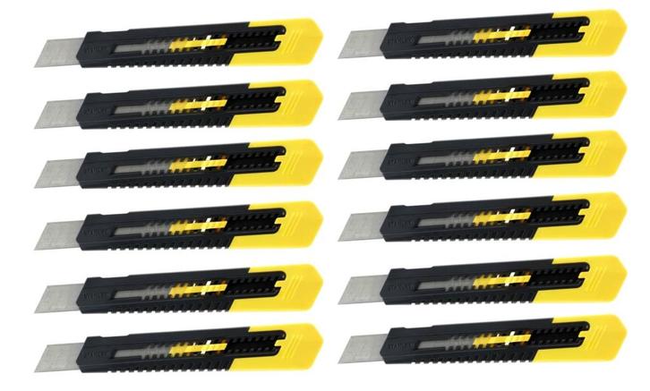 Stanley 0-10-151/12 12 x Afbreekmes SM 18mm, Doe-het-zelf en Verbouw, Gereedschap | Handgereedschap