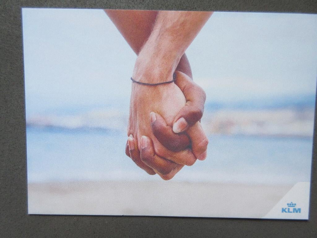 KLM ANSICHTKAART, ONGELOPEN, Verzamelen, Verzenden, Nieuw, Kaart, Foto of Prent