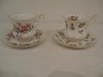 Royal Albert kop+schotel Moss Rose en Winsome, Ophalen of Verzenden