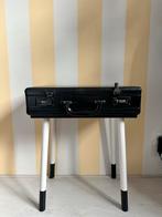 Vintage Koffertafel / Nachtkastje - Uniek!, Ophalen, Vintage uniek, Gebruikt, Zwart