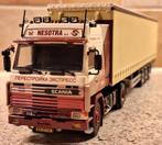 SCANIA 112M trekker met schuifzeilenoplegger "Holtima", Hobby en Vrije tijd, Ophalen of Verzenden, Nieuw, Bus of Vrachtwagen, Tekno