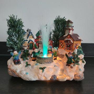 Leuk kersthuisje met mooie verlichting! Kerstdorpje! beschikbaar voor biedingen