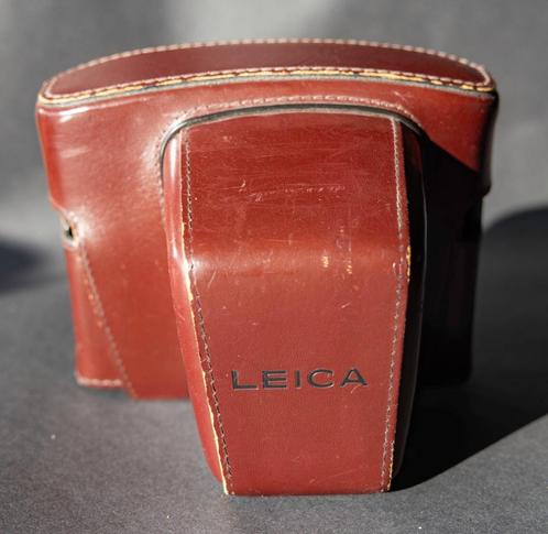 Lederen paraattas Leica roodbruin, Audio, Tv en Foto, Fotografie | Fototassen, Gebruikt, Overige typen, Overige merken, Ophalen of Verzenden