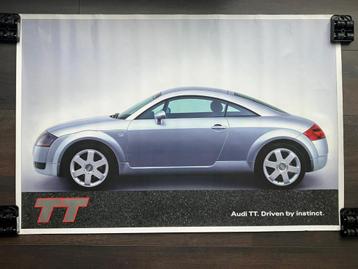 Audi TT showroom poster | Driven by Instinct | 80x120 cm beschikbaar voor biedingen