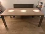 Bert Plantagie eetkamertafel 100*200cm - eiken white wash, Huis en Inrichting, Tafels | Eettafels, Ophalen, Gebruikt, 100 tot 150 cm