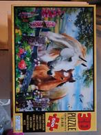 3D Puzzel - Paarden met Veulen - 500 stukjes, Hobby en Vrije tijd, Denksport en Puzzels, Ophalen of Verzenden, 500 t/m 1500 stukjes