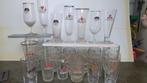 Zeer oude 3 hoefijzer bierglazen, Ophalen, Gebruikt, Glas of Glazen, Overige merken