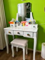 Kaptafel met krukje, Ophalen, Zo goed als nieuw, 50 tot 100 cm, Minder dan 100 cm