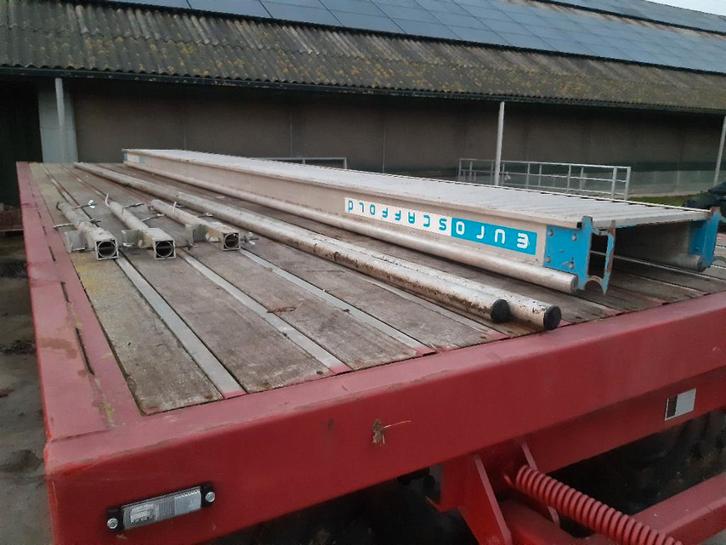 Aluminium loopbrug, Doe-het-zelf en Verbouw, Steigers, Zo goed als nieuw, Overige typen, Minder dan 2 meter, Ophalen