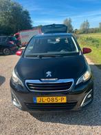 Peugeot 108 1.0 12V E-vti 51KW 5DR 2016 Zwart, Auto's, Voorwielaandrijving, 4 stoelen, Zwart, Origineel Nederlands