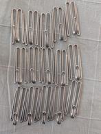 Gordijnhaken - 15 stuks - Goede kwaliteit, Minder dan 50 cm, Grijs, Ophalen of Verzenden, Zo goed als nieuw