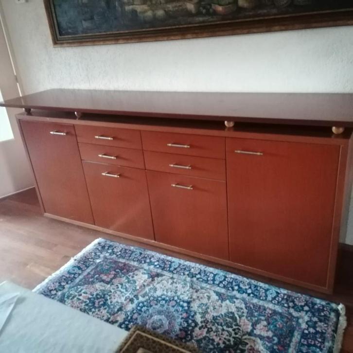 Grote Dressoir Kersenhout. GRATIS!!!!!!!, Huis en Inrichting, Kasten | Dressoirs, Gebruikt, 200 cm of meer, 25 tot 50 cm, Met lade(s)