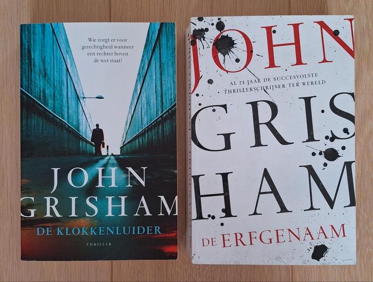 J. Grisham - De klokkenluider/De erfgenaam  VERKOCHT, Boeken, Thrillers, Zo goed als nieuw, Ophalen of Verzenden
