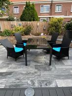 Tuinset te koop, Tuin en Terras, Ophalen, 4 zitplaatsen, Gebruikt, Aluminium