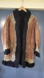 Echte Afgaanse jas uit de jaren '70, Kleding | Dames, Jassen | Winter, Ophalen of Verzenden, Gedragen, Maat 38/40 (M), Bruin