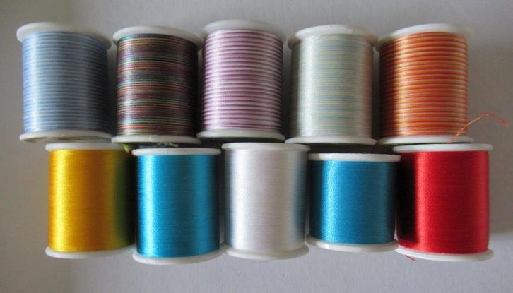 Borduurgaren metallic 10 stuks, Hobby en Vrije tijd, Borduren en Borduurmachines, Nieuw, Borduurgaren of Zijde, Ophalen