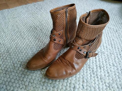 Maripe licht bruin leren enkellaars maat 41, Kleding | Dames, Schoenen, Gedragen, Lage of Enkellaarzen, Bruin, Ophalen of Verzenden