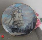 Wandbord Oriental zeilschip van Franklin Porcelain 23 cm, Ophalen of Verzenden, Zo goed als nieuw
