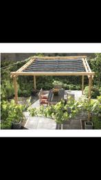 Harmonica doek wave met houtpakket, Tuin en Terras, Ophalen of Verzenden, Zo goed als nieuw