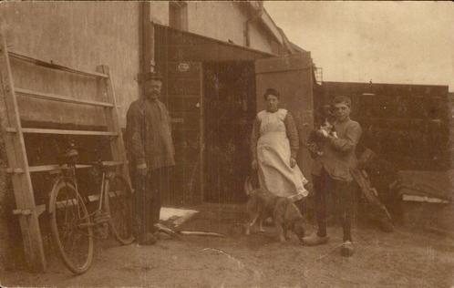 Kralingseveer - Fotokaart - Station - onderhuis - hond, Verzamelen, Ansichtkaarten | Nederland, Ongelopen, Zuid-Holland, Voor 1920