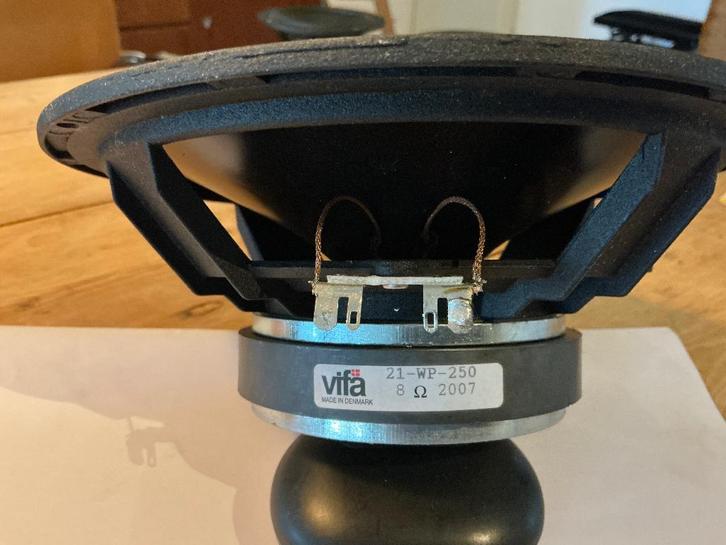 Woofer, tweeter, luidsprekerkasten, Audio, Tv en Foto, Luidsprekers, Gebruikt, Front, Rear of Stereo speakers, 60 tot 120 watt