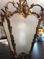 Antieke  hang lamp, Antiek en Kunst, Antiek | Spiegels, Ophalen of Verzenden, Rechthoekig, Minder dan 50 cm
