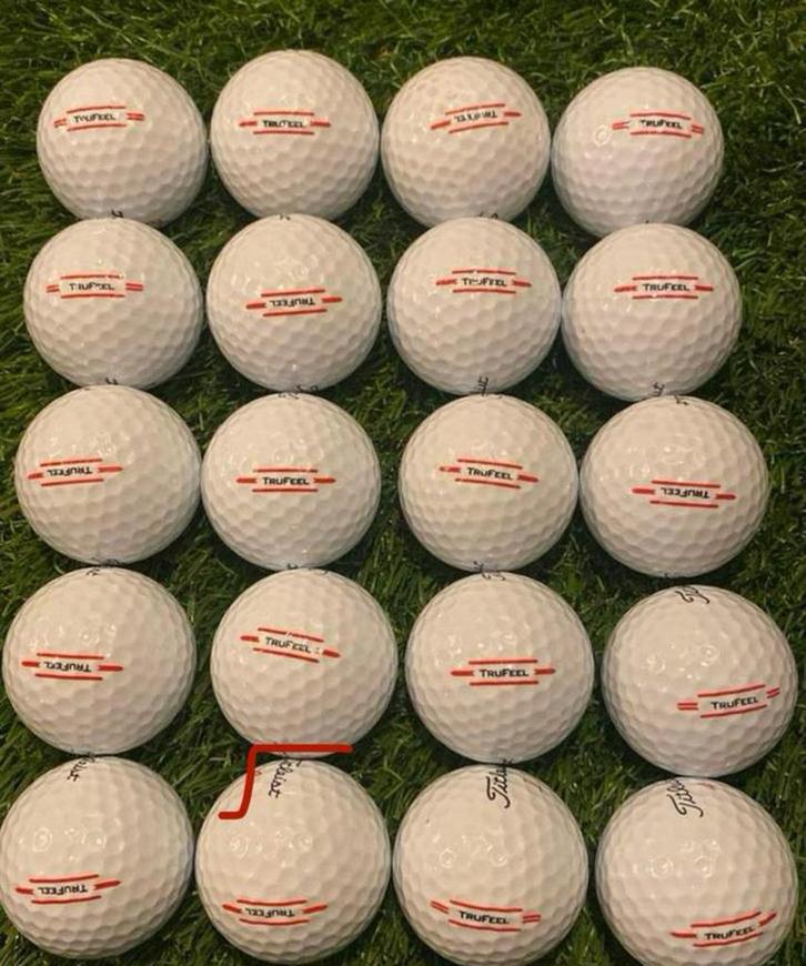 25 MOOIE TITLEIST TRUFEEL GOLFBALLEN (AAA/AAAA), Sport en Fitness, Golf, Bal(len), Overige merken, Ophalen