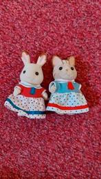 Sylvanian Families - Seaside friends konijn en kat, Ophalen, Zo goed als nieuw, Poppenhuispop