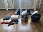 2 motorhelmen incl Bluetooth communicatiesysteem, Ophalen of Verzenden, Gebruikt, Medium, Schuberth C3