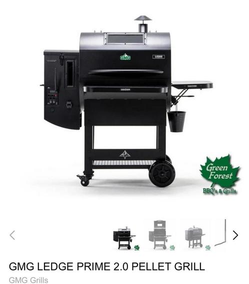 GMG Ledge Prime 2.0 pellet grill nieuw in doos!, Tuin en Terras, Houtskoolbarbecues, Nieuw, Ophalen