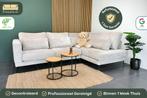 Moderne Hoekbank Beige [Refurbished] losse kussens, 250 tot 300 cm, -, -, Hoekbank