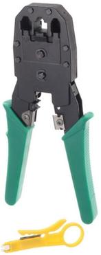 Connectortang RJ9, RJ11, RJ45 tester + connectors Nieuw, -, -, Nieuw, Ophalen of Verzenden