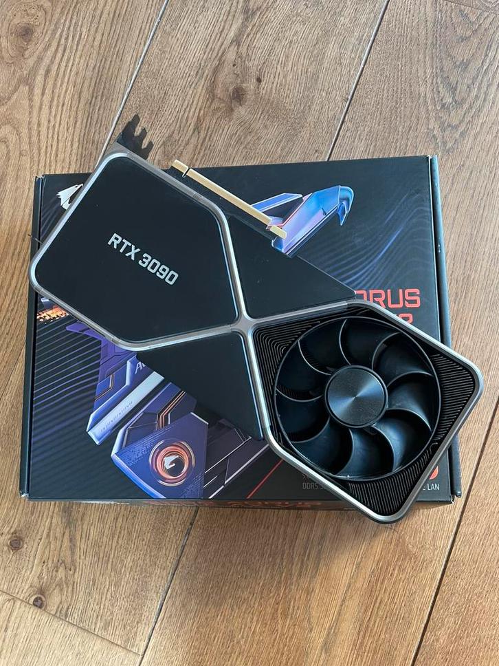 Rtx 3090 founders edition - 24 gb vram!, Computers en Software, Videokaarten, Zo goed als nieuw, Nvidia, PCI-Express 4.0, GDDR6