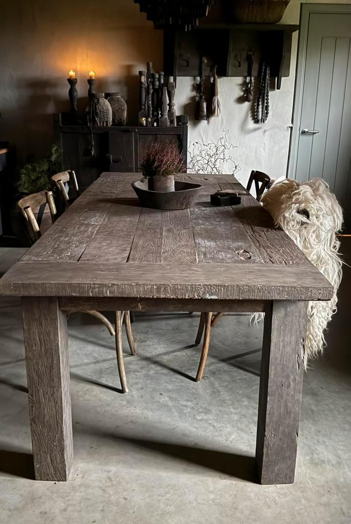 Tafel, eettafel lengte 260 en 300 cm, Old barn, Huis en Inrichting, Tafels | Eettafels, Nieuw, 100 tot 150 cm, 200 cm of meer