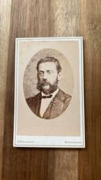 CDV man baard strikje Rotterdam A. Boeseken, Gebruikt, Ophalen of Verzenden, Foto