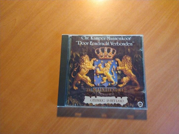 CD Chr. Kamper Mannenkoor. Gelukkig is het land, Cd's en Dvd's, Cd's | Religie en Gospel, Zo goed als nieuw, Koren of Klassiek