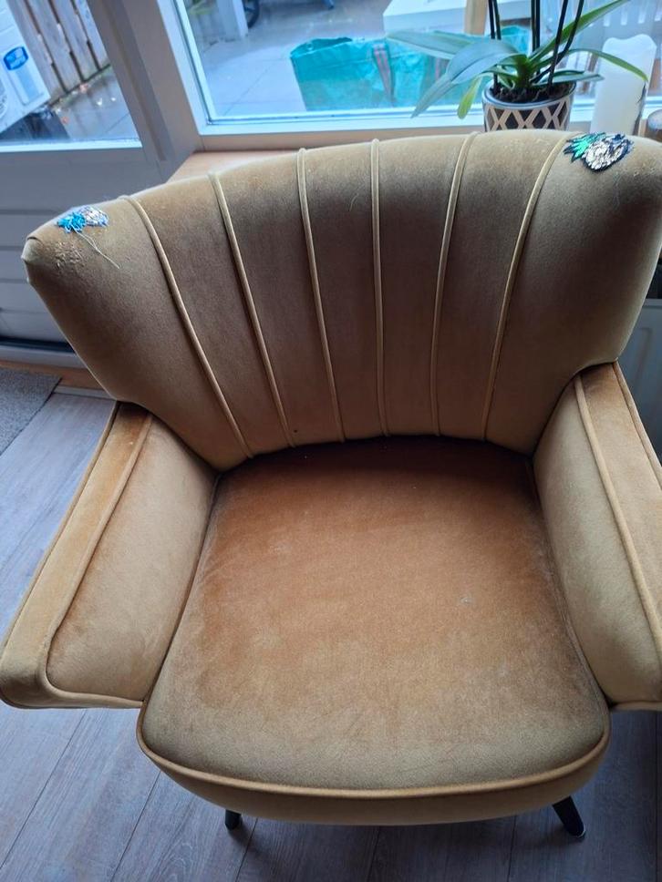 Fauteuil, Huis en Inrichting, Fauteuils, Gebruikt, 50 tot 75 cm, Ophalen of Verzenden